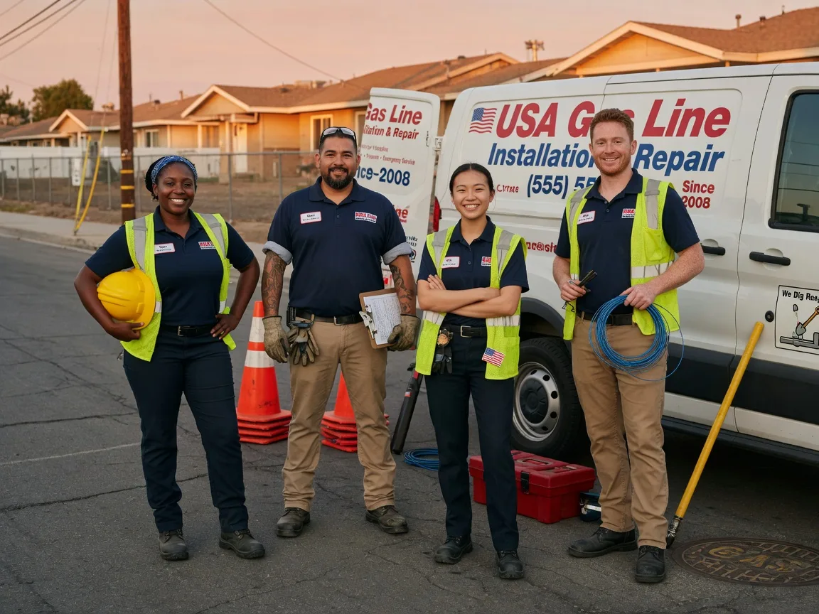 Gas Line Installation company in Osco, IL